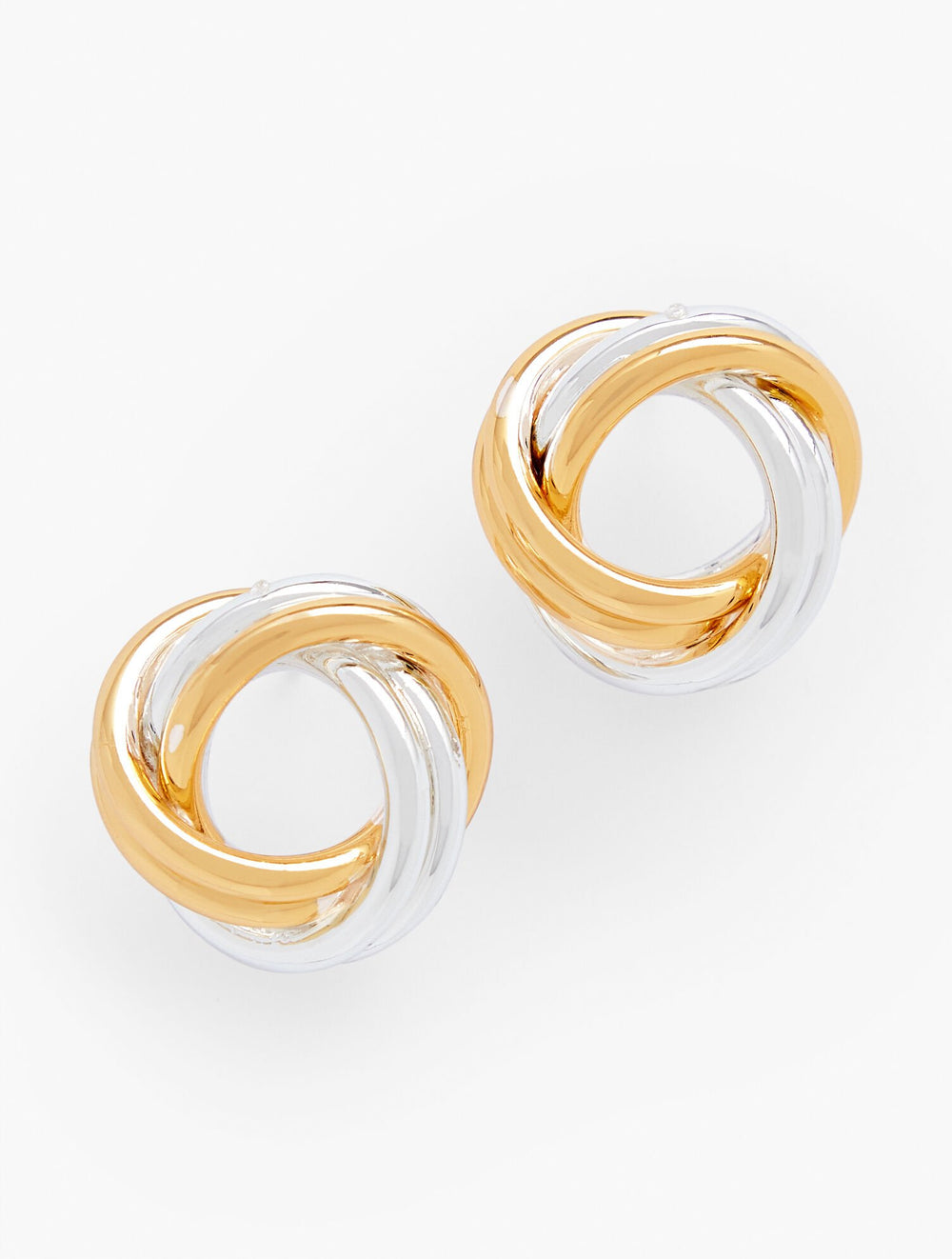 TWO-TONE STUD EARRINGS | Talbots on sale