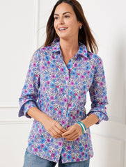 MODERN CLASSIC SHIRT - POPPY DITSY | Talbots for sale