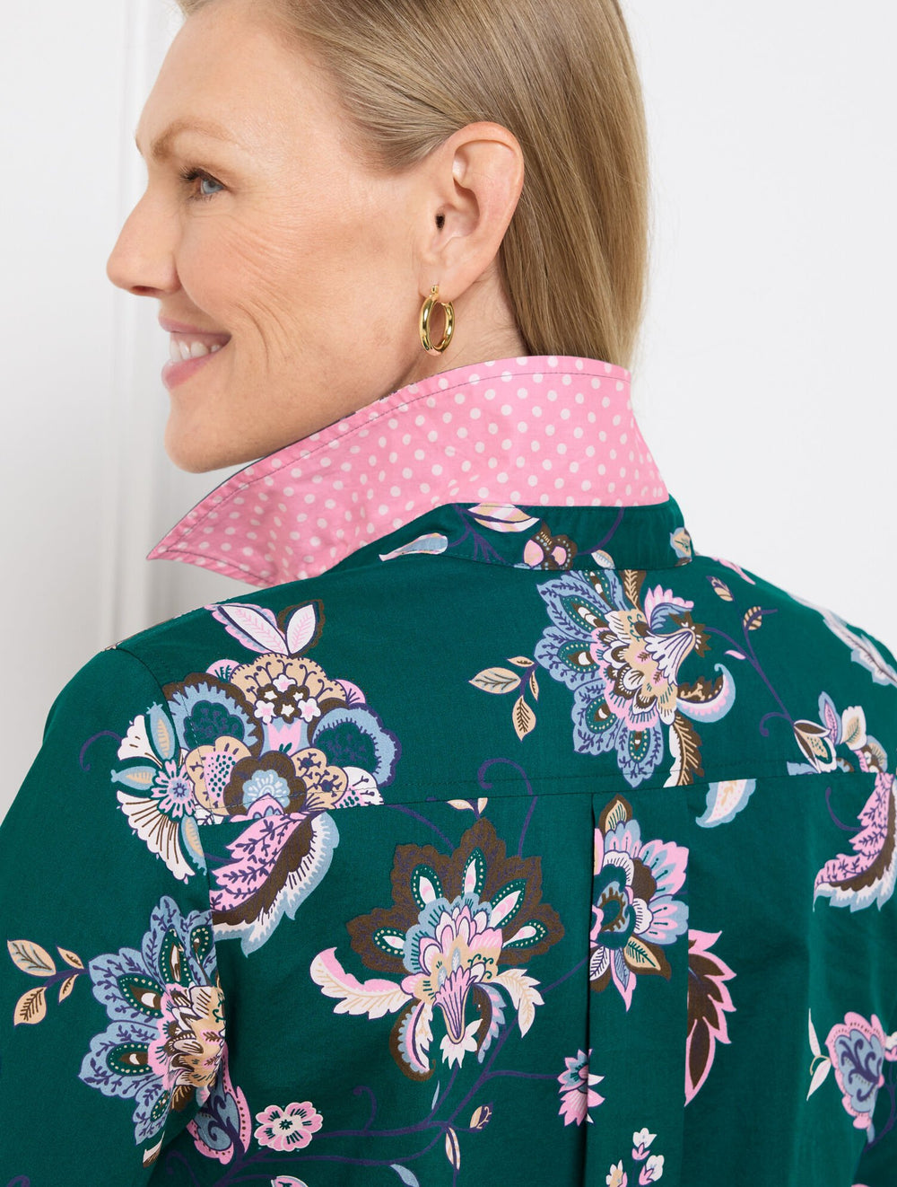 MODERN CLASSIC SHIRT - ORNATE JACOBEAN | Talbots outlet