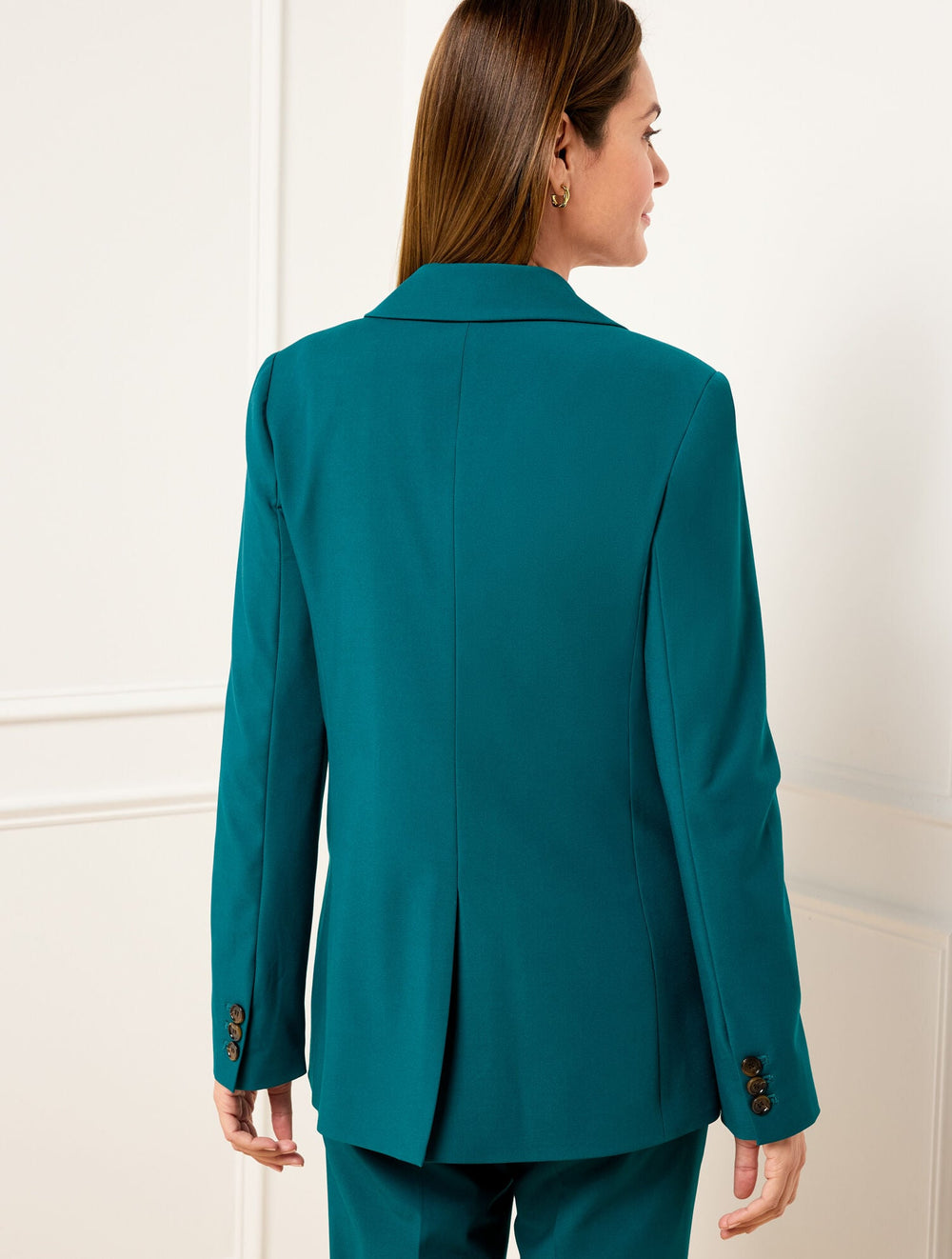 CITY TWILL OPEN FRONT BLAZER | Talbots discount
