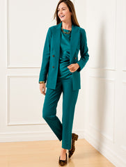 CITY TWILL OPEN FRONT BLAZER | Talbots discount