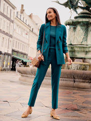 CITY TWILL OPEN FRONT BLAZER | Talbots discount