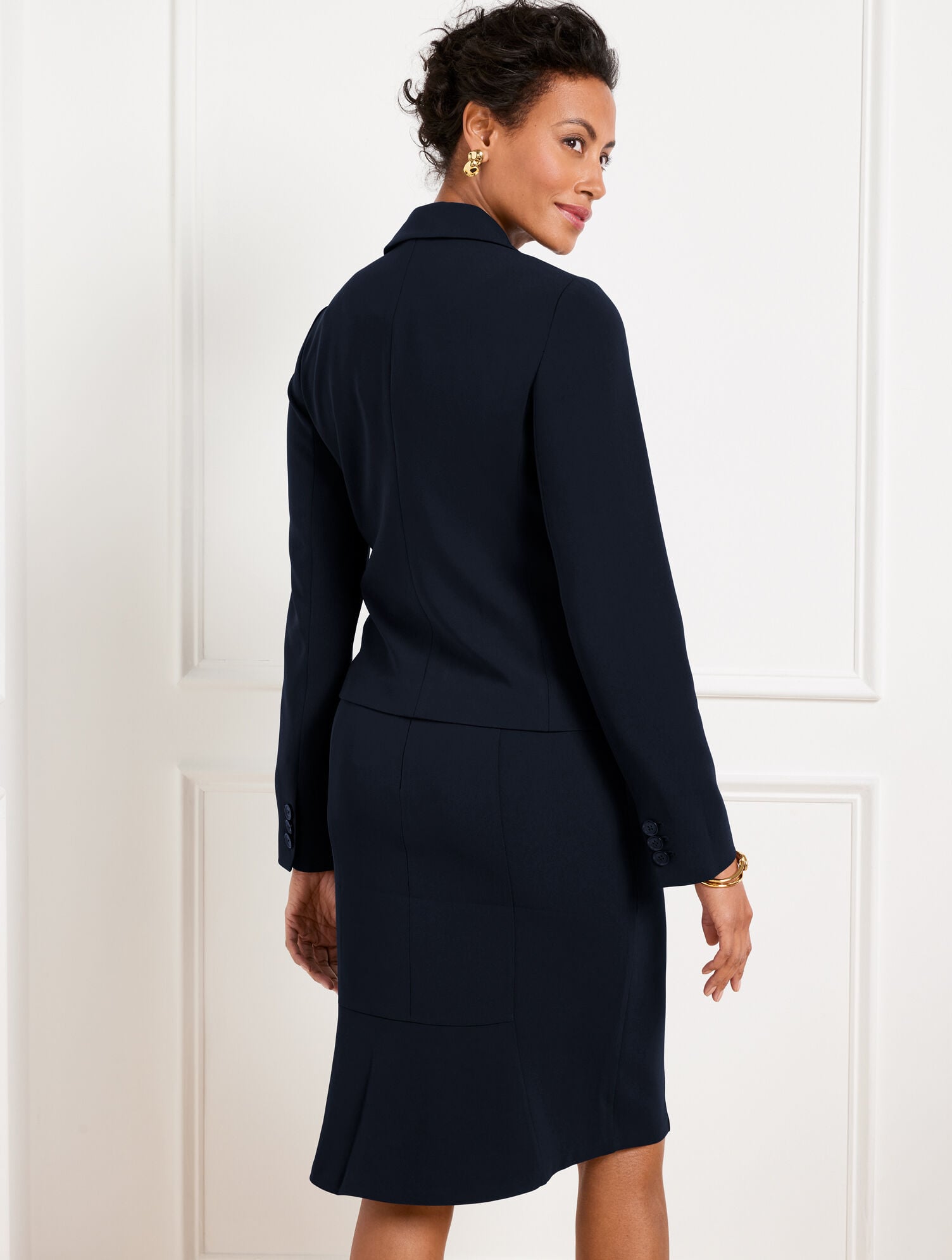 EASY TRAVEL CROPPED BLAZER | Talbots online