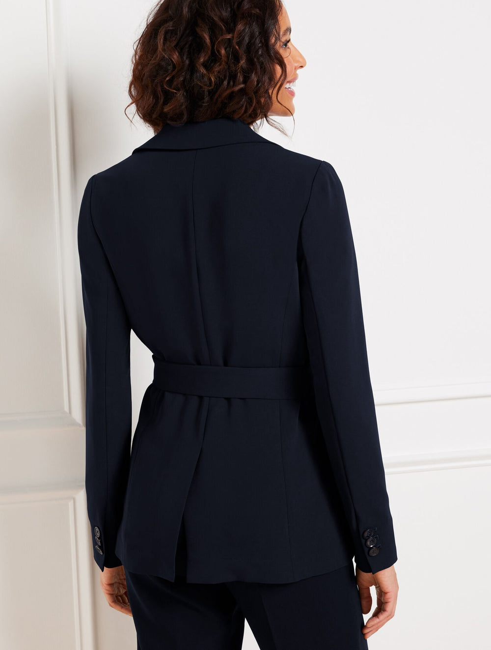EASY TRAVEL TIE WAIST BLAZER | Talbots online