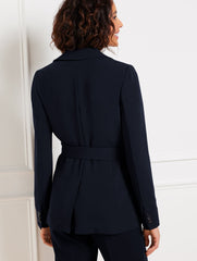 EASY TRAVEL TIE WAIST BLAZER | Talbots online