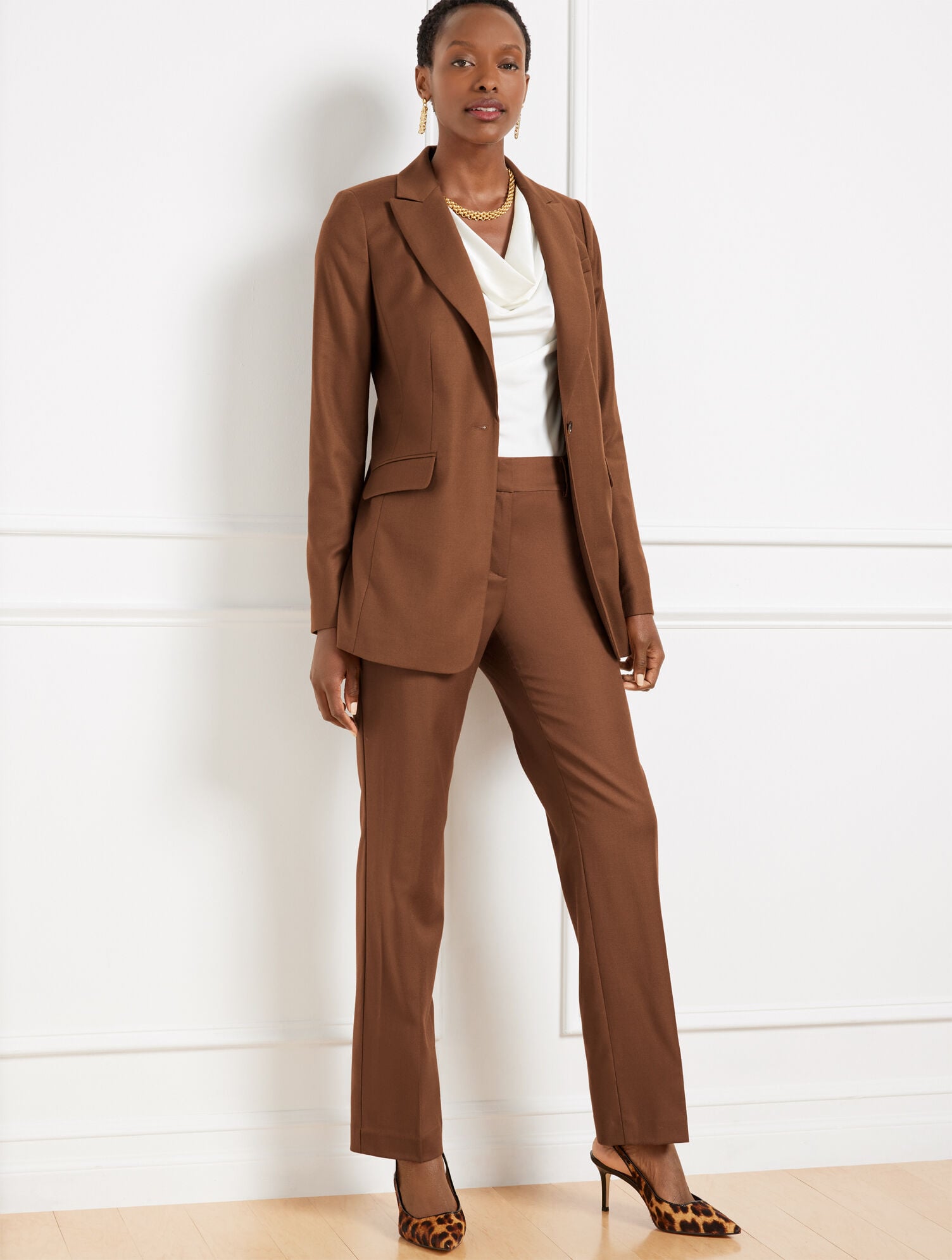 LUXE ITALIAN FLANNEL BLAZER | Talbots for sale