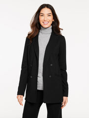 LUXE PONTE NO CLOSE BLAZER | Talbots discount