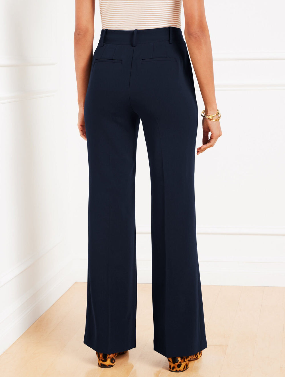 EASY TRAVEL FLARE LEG PANTS | Talbots US