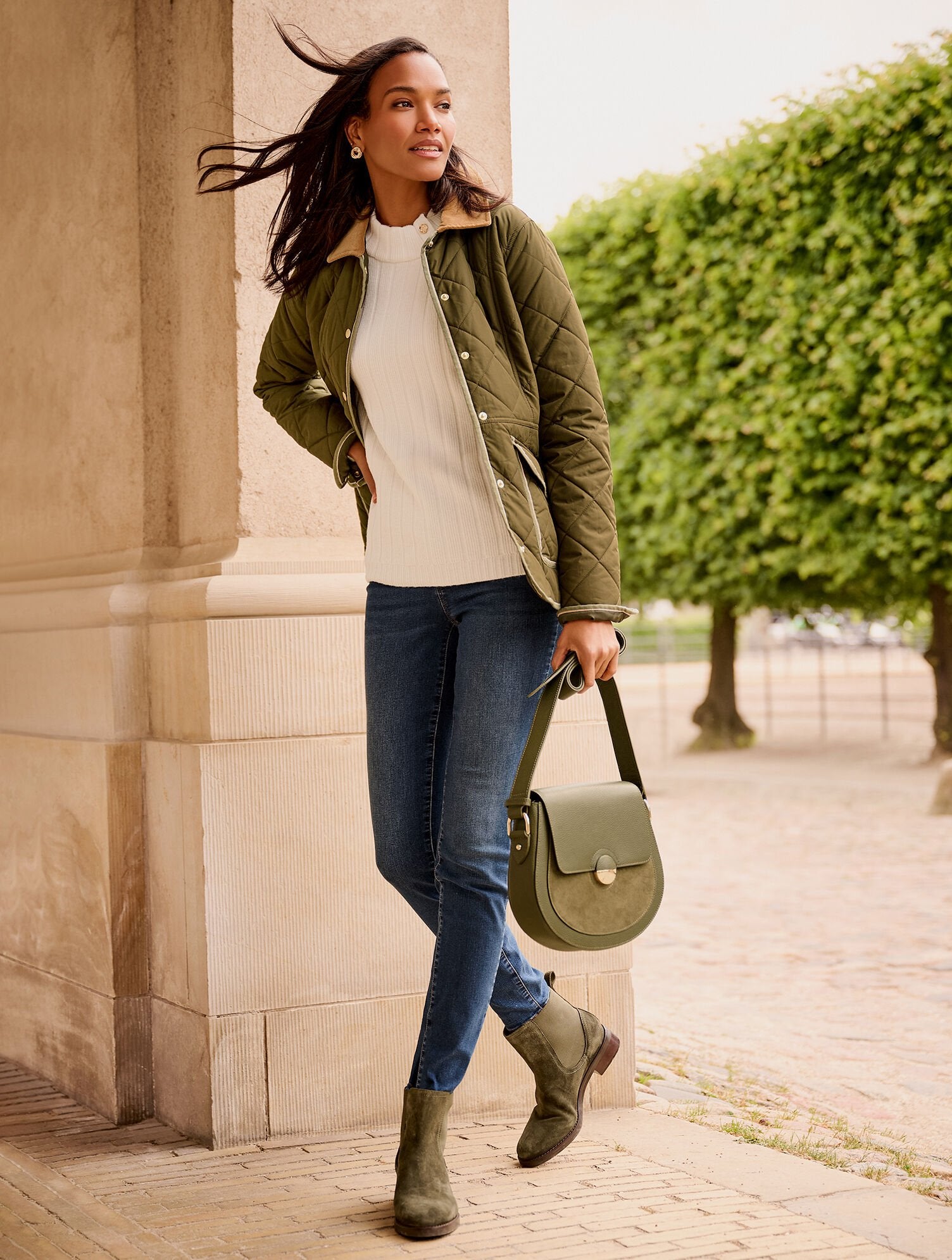 RIBBED BUTTON MOCKNECK SWEATER | Talbots outlet