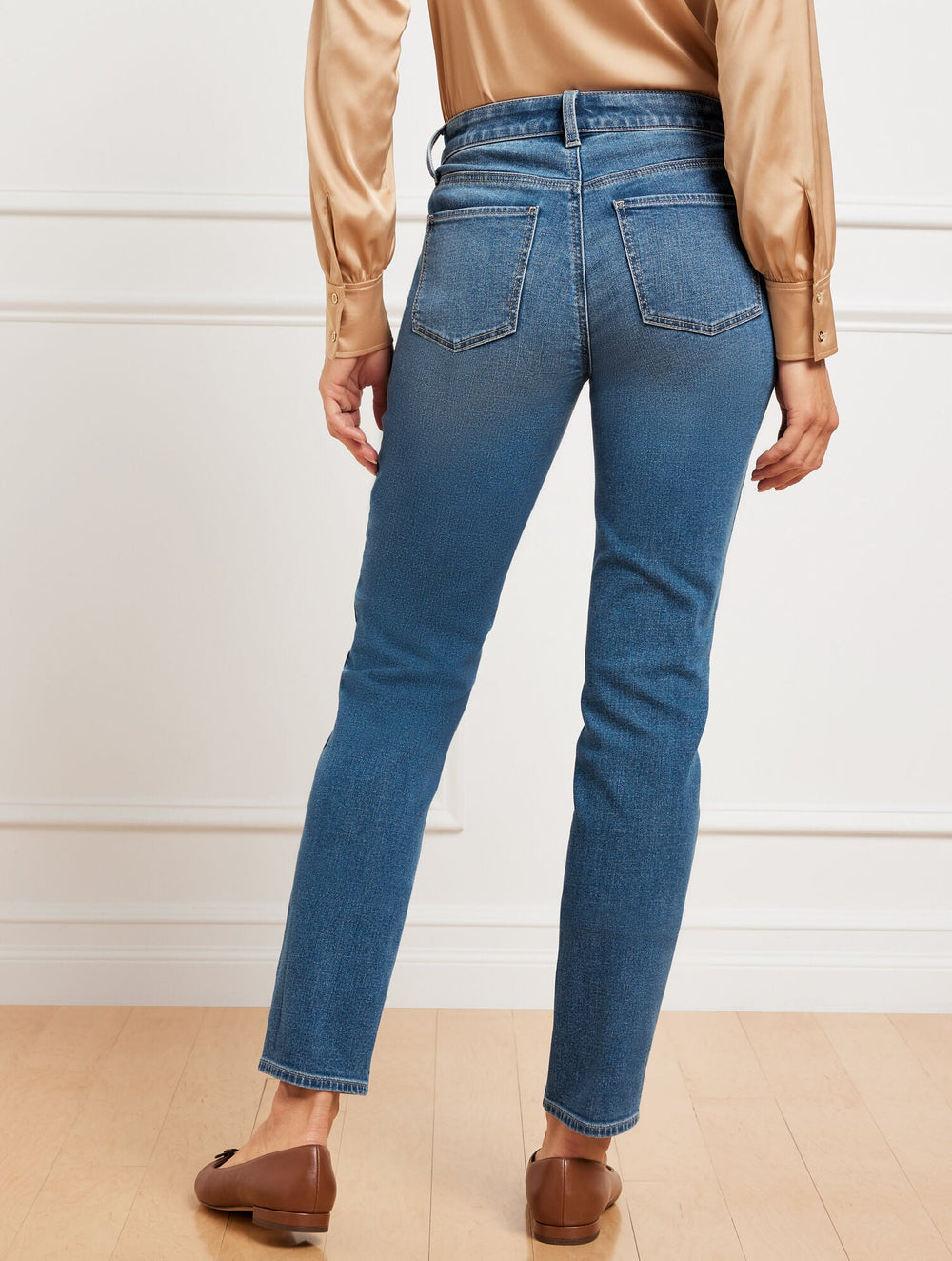 SLIM ANKLE JEANS - CULVER WASH | Talbots for sale
