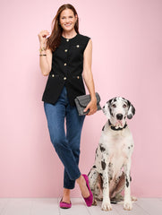 SLIM STRAIGHT ANKLE JEANS - BETTINA WASH | Talbots discount