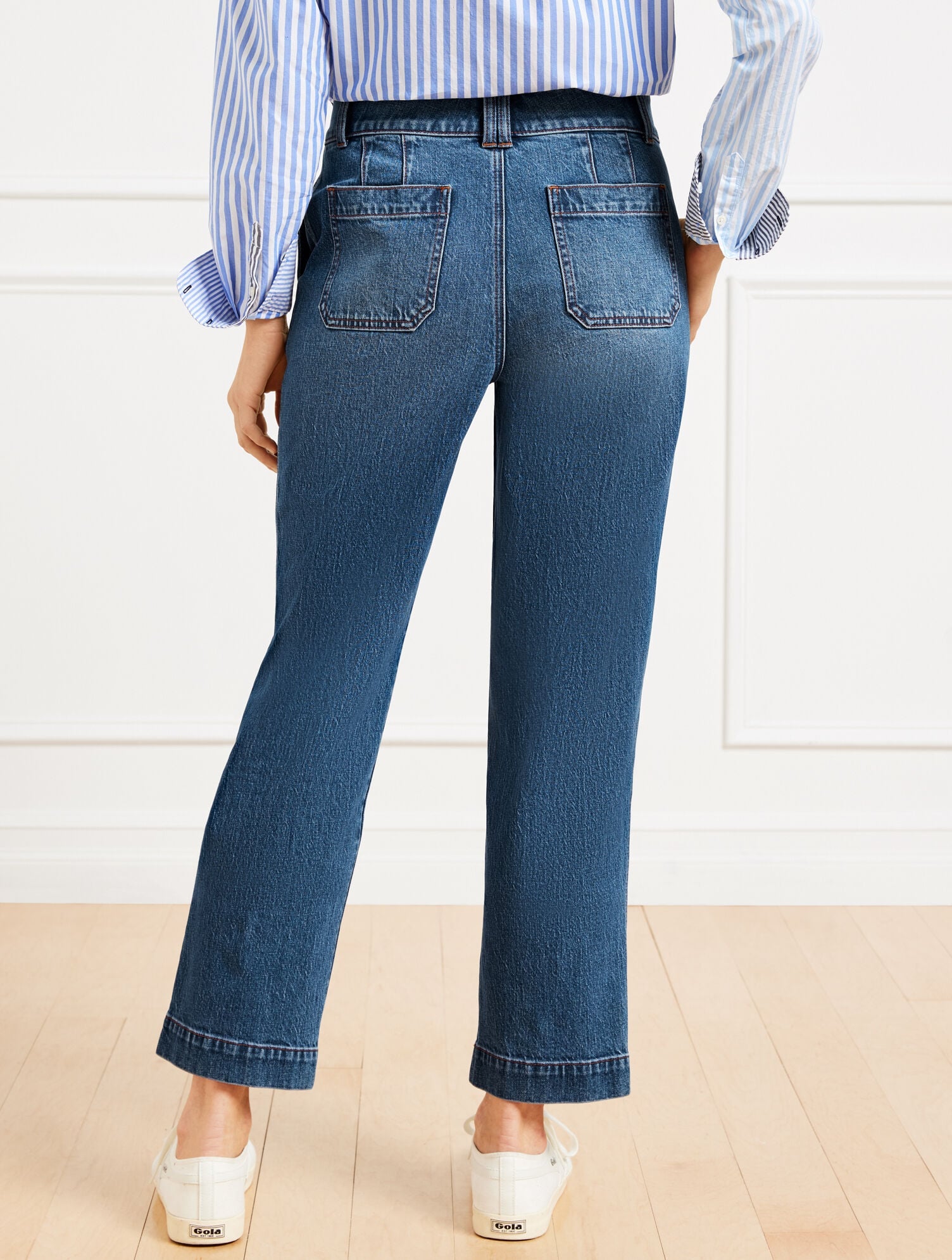 STRAIGHT ANKLE JEANS - SYDNEY WASH | Talbots for sale