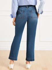 STRAIGHT ANKLE JEANS - SYDNEY WASH | Talbots for sale