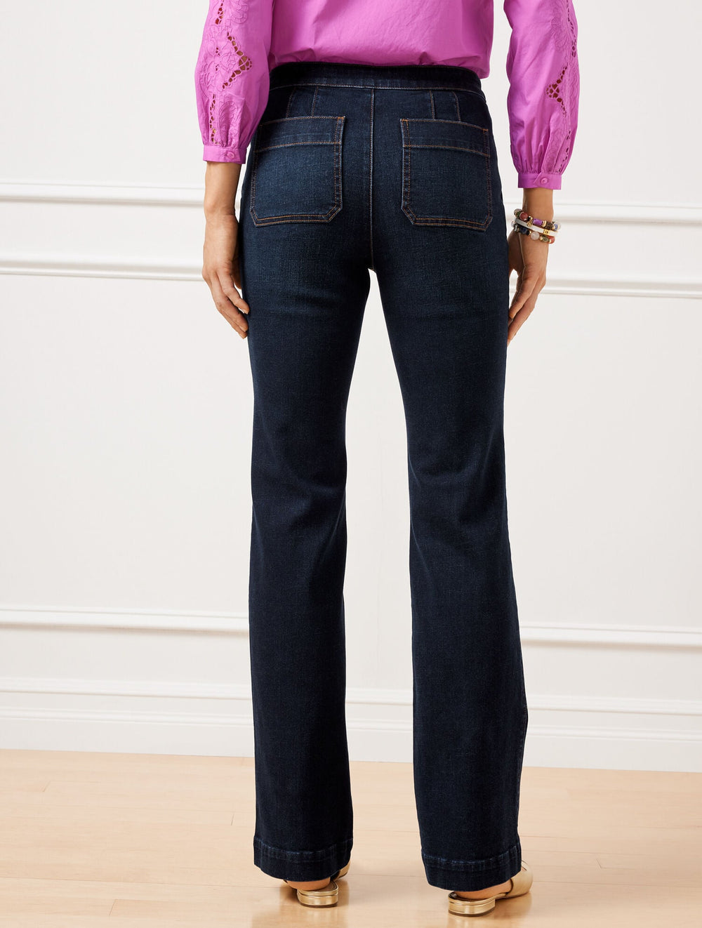 SAILOR FLARE LEG JEANS - LILLIA WASH | Talbots US