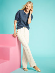 FLARE LEG SAILOR JEANS | Talbots outlet