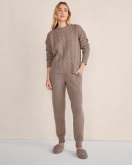 ORGANIC COTTON BLEND RIBBED JOGGERS | Talbots outlet