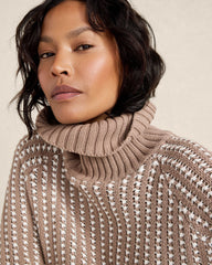 TEXTURE STITCH TURTLENECK | Talbots discount