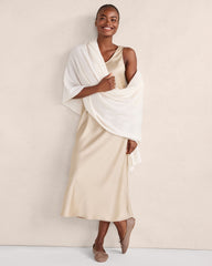 FLOWY BIAS CUT MIDI DRESS | Talbots outlet