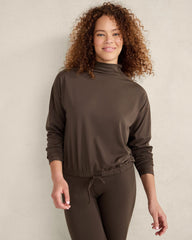 BALANCE FUNNEL-NECK PULLOVER | Talbots on sale