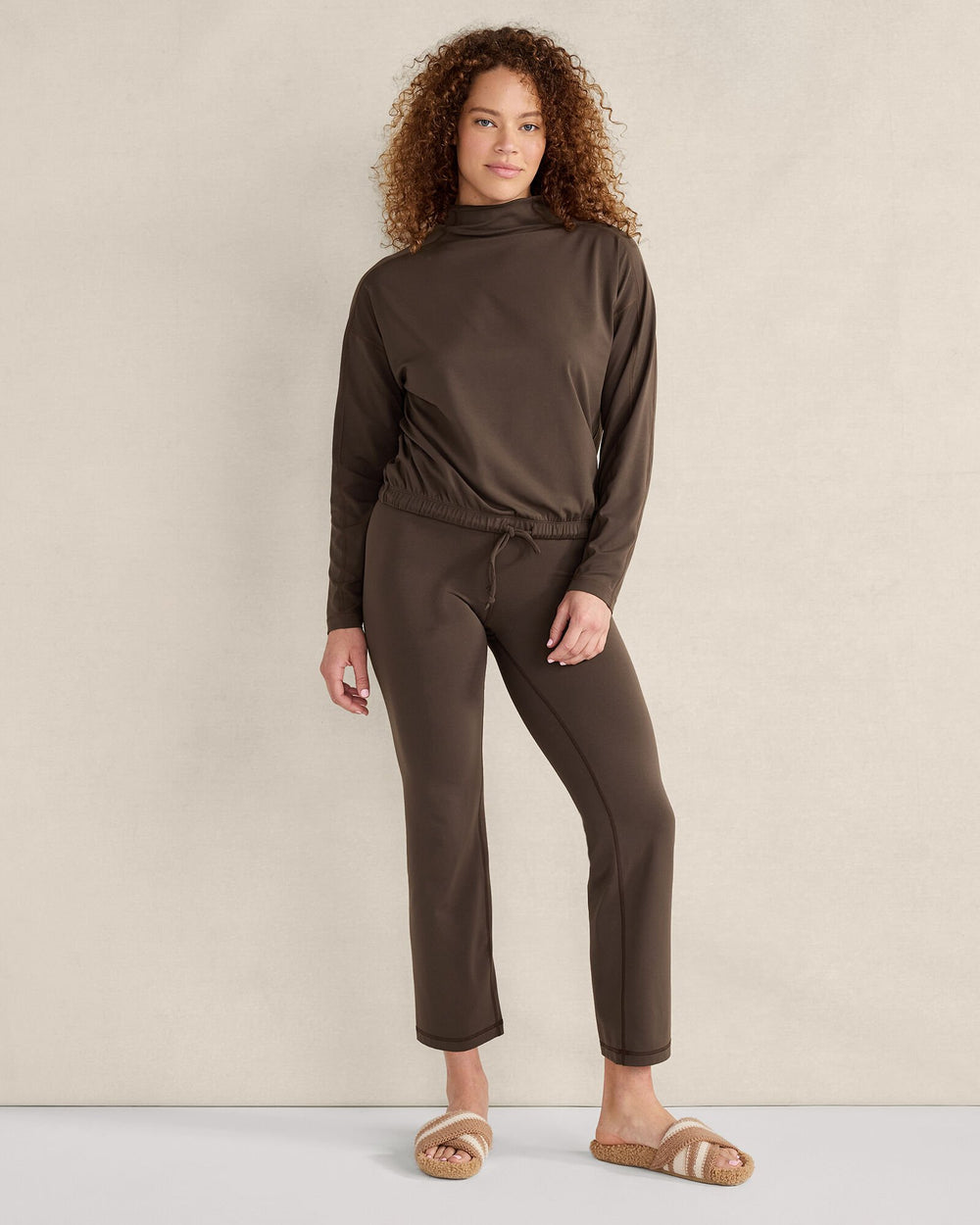 BALANCE FUNNEL-NECK PULLOVER | Talbots on sale