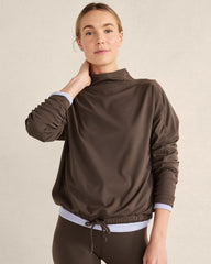 BALANCE FUNNEL-NECK PULLOVER | Talbots discount