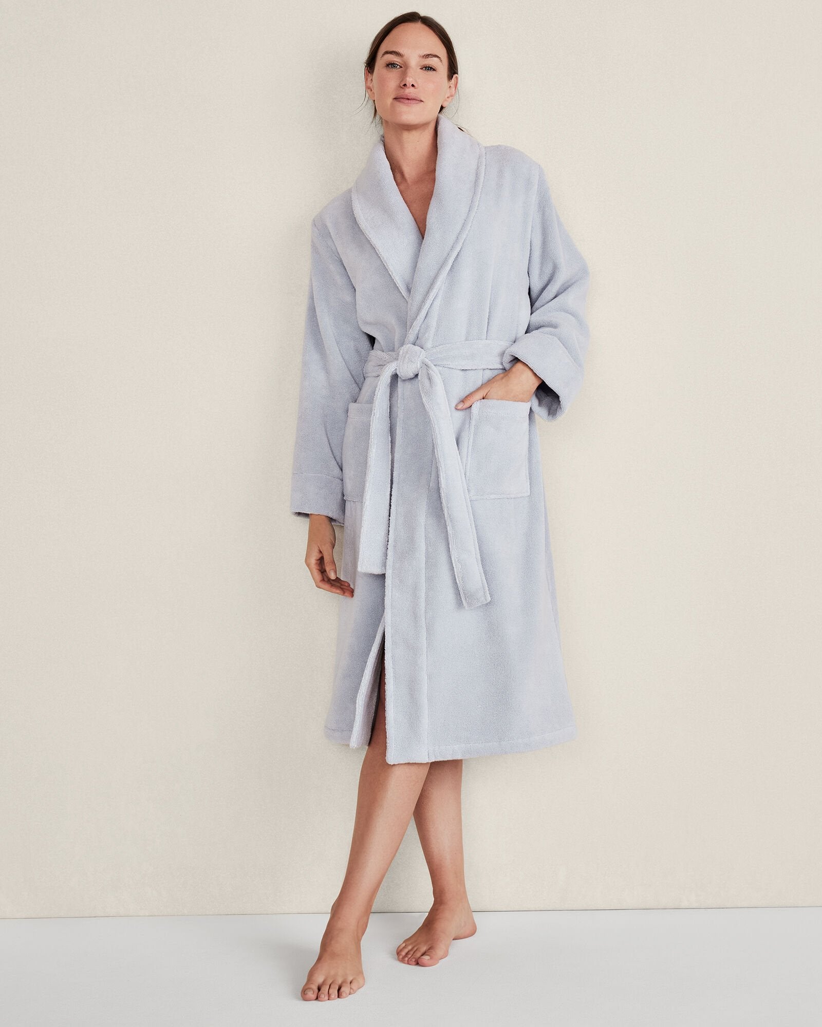 ORGANIC COTTON TERRY BATHROBE | Talbots US