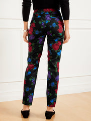TALBOTS CHATHAM SLIM ANKLE PANTS - BLURRED FLORAL | Talbots for sale