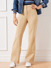 TALBOTS PROVIDENCE FLARE LEG PANTS - PONTE | Talbots discount