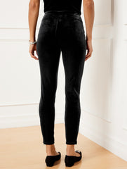 TALBOTS SOHO STRECH VELVET LEGGINGS | Talbots near me