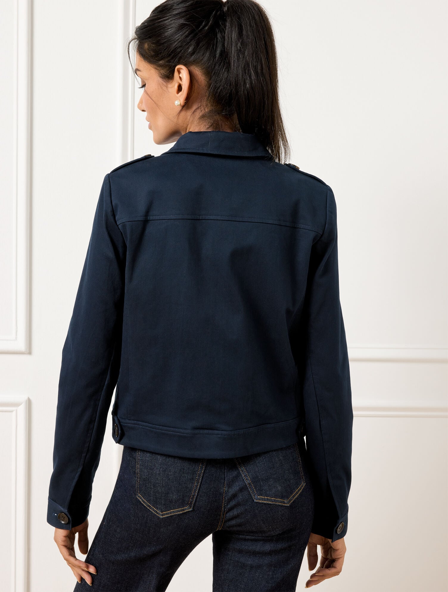TWILL JACKET | Talbots outlet