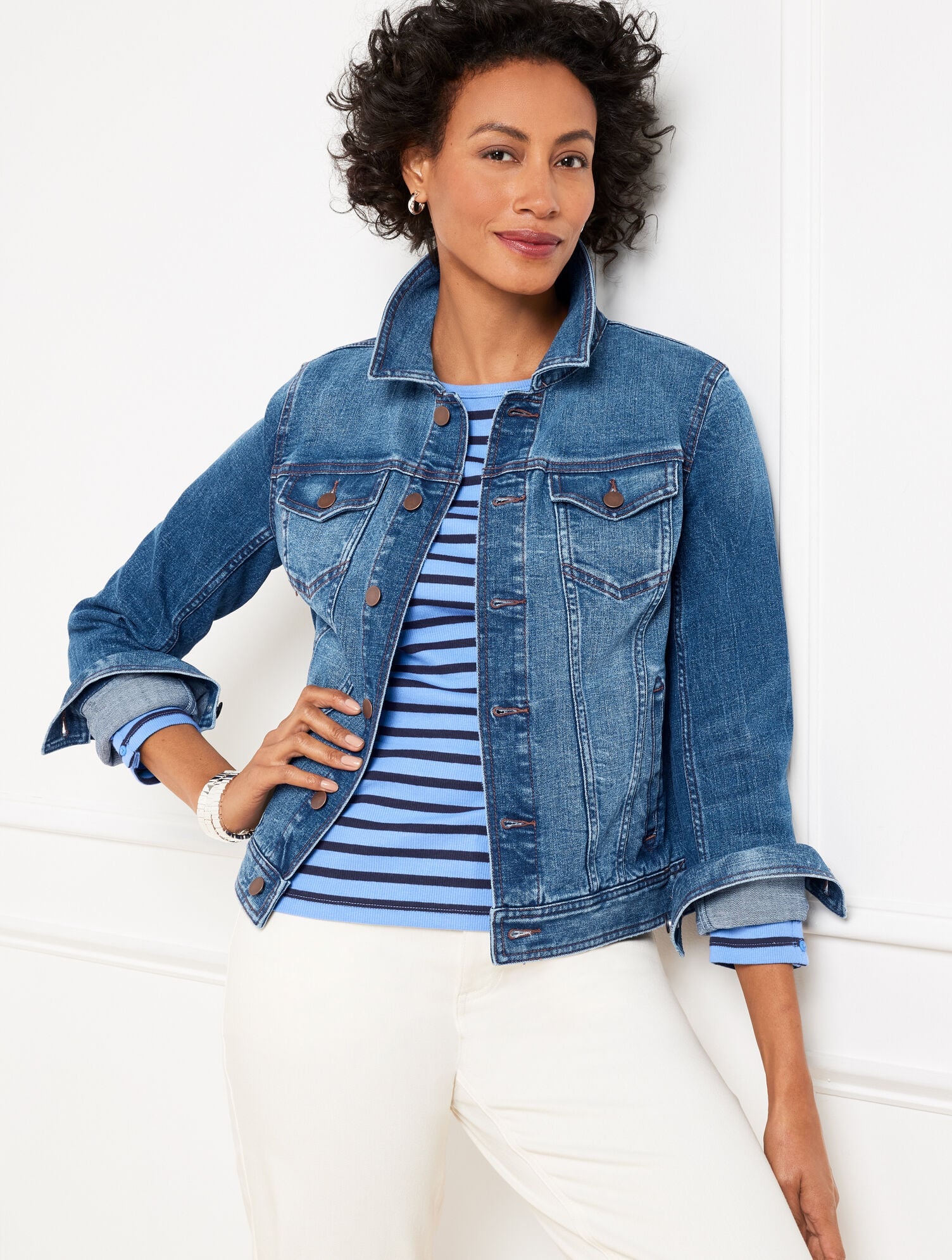 CLASSIC JEAN JACKET - ISLA WASH | Talbots near me