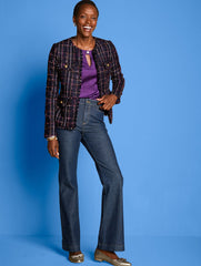 MIDNIGHT SPARKLE TWEED JACKET | Talbots sale