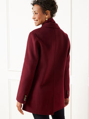 DOUBLE FACE WOOL BLEND BLAZER | Talbots outlet