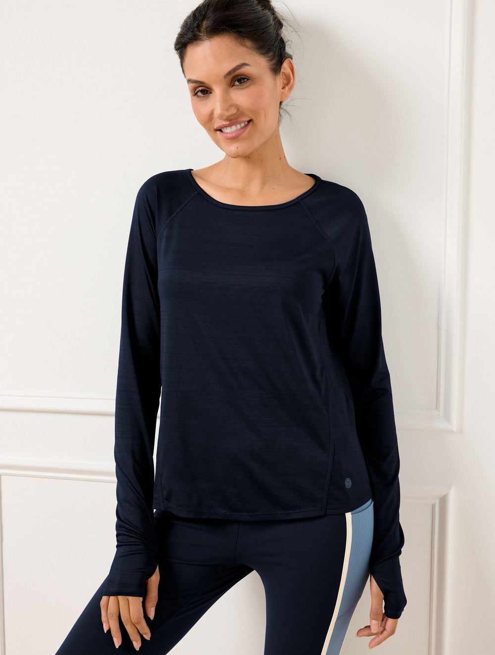 COOL SLUB ACTIVE LONG SLEEVE TEE | Talbots outlet