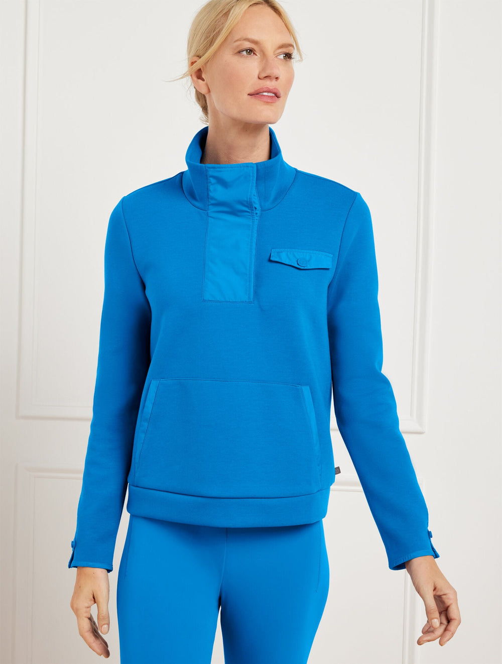 BUTTON UP PULLOVER | Talbots online