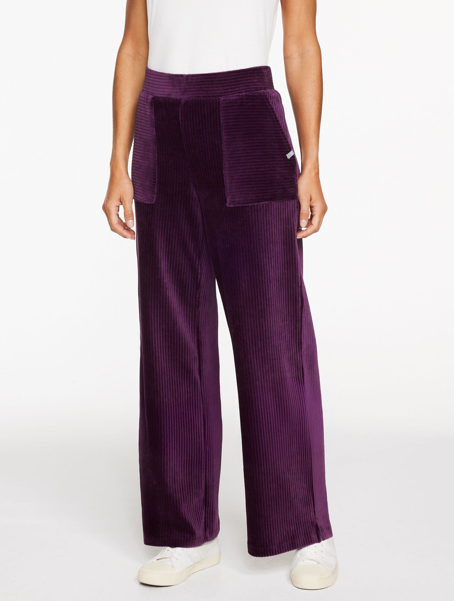 SKY LOUNGE VELOUR WIDE LEG PANTS | Talbots discount