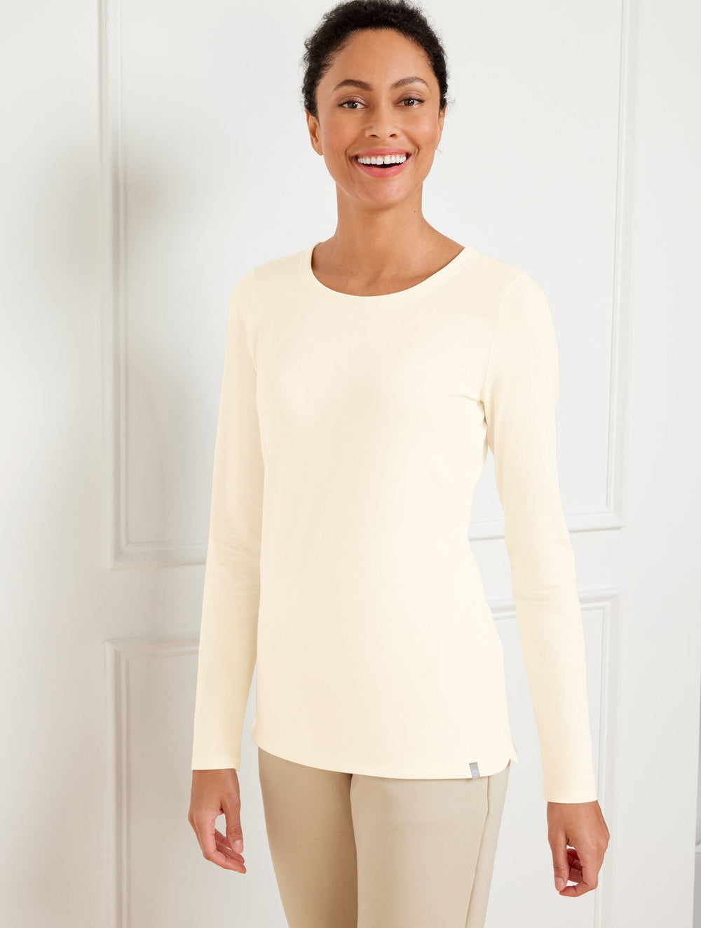 SUPERSOFT JERSEY LONG SLEEVE TEE | Talbots sale