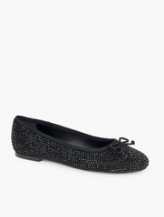 BLAIR RHINESTONE SUEDE BALLET FLATS | Talbots outlet