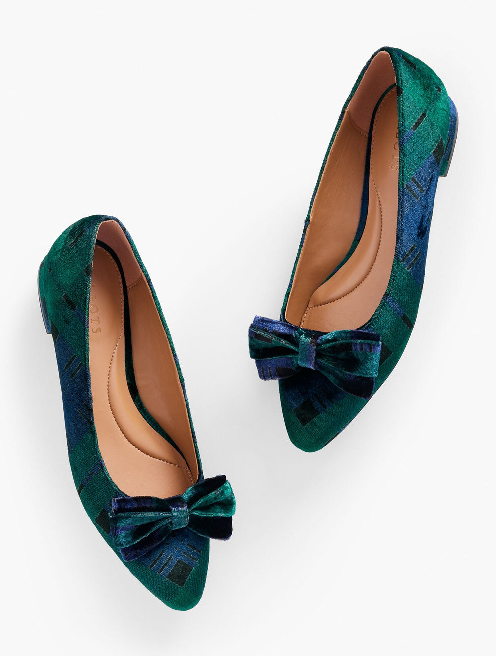 EDISON BOW FLATS - VELVET SNOWFLAKE | Talbots near me