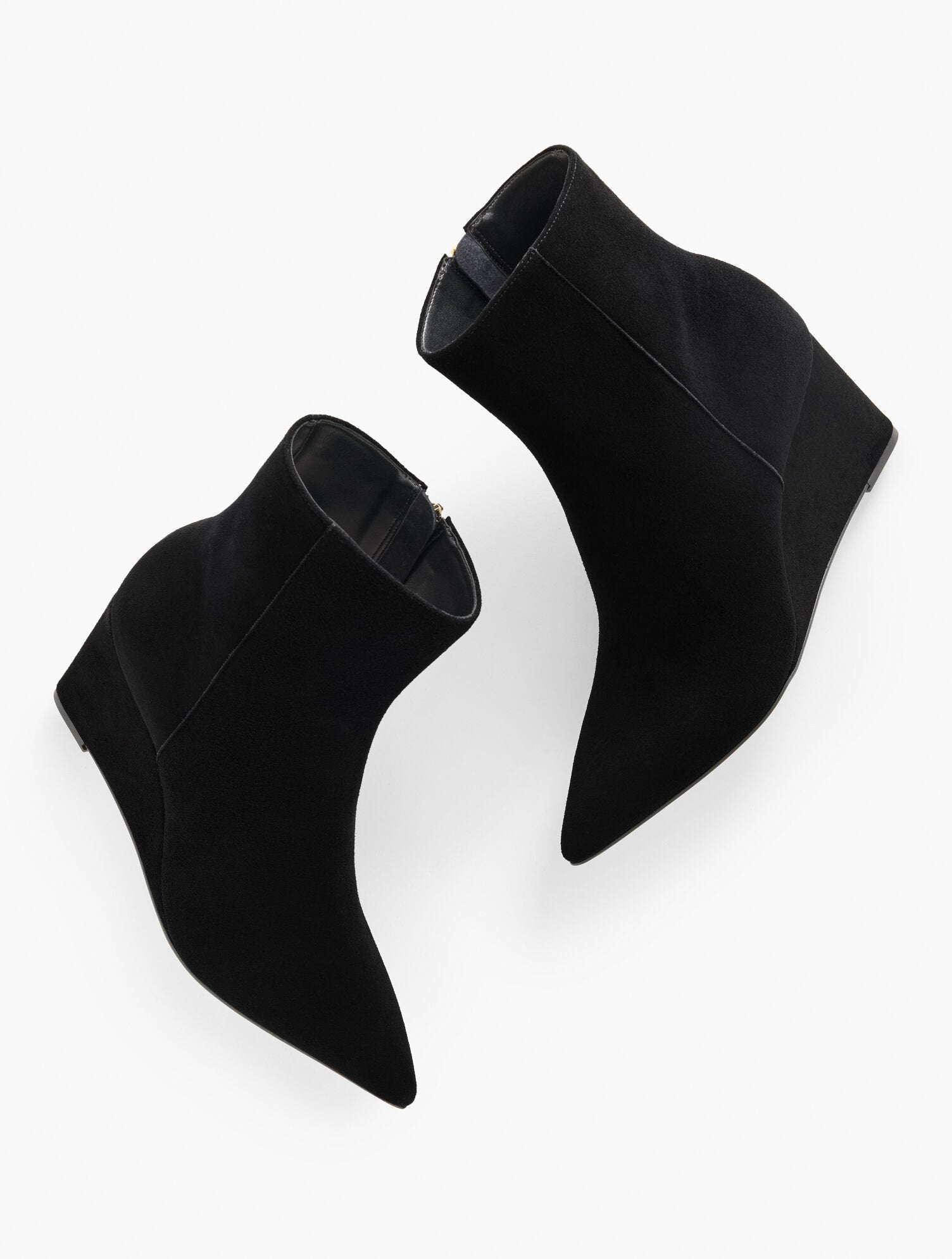 EMMA SUEDE WEDGE BOOTIE | Talbots US