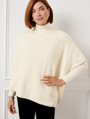 PEARL EMBELLISHED PONCHO | Talbots US