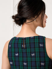 METALLIC BOW BLACK WATCH SHELL | Talbots on sale