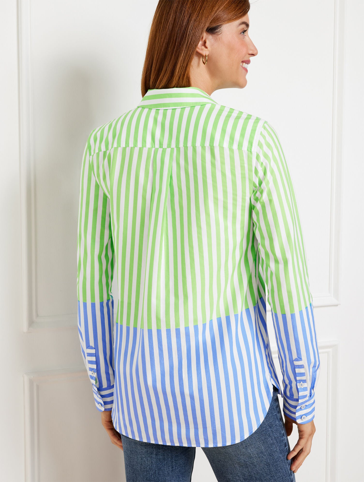 MODERN CLASSIC SHIRT - WONDER STRIPE | Talbots for sale