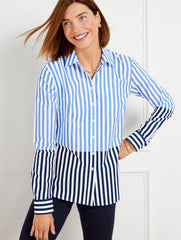 MODERN CLASSIC SHIRT - WONDER STRIPE | Talbots for sale