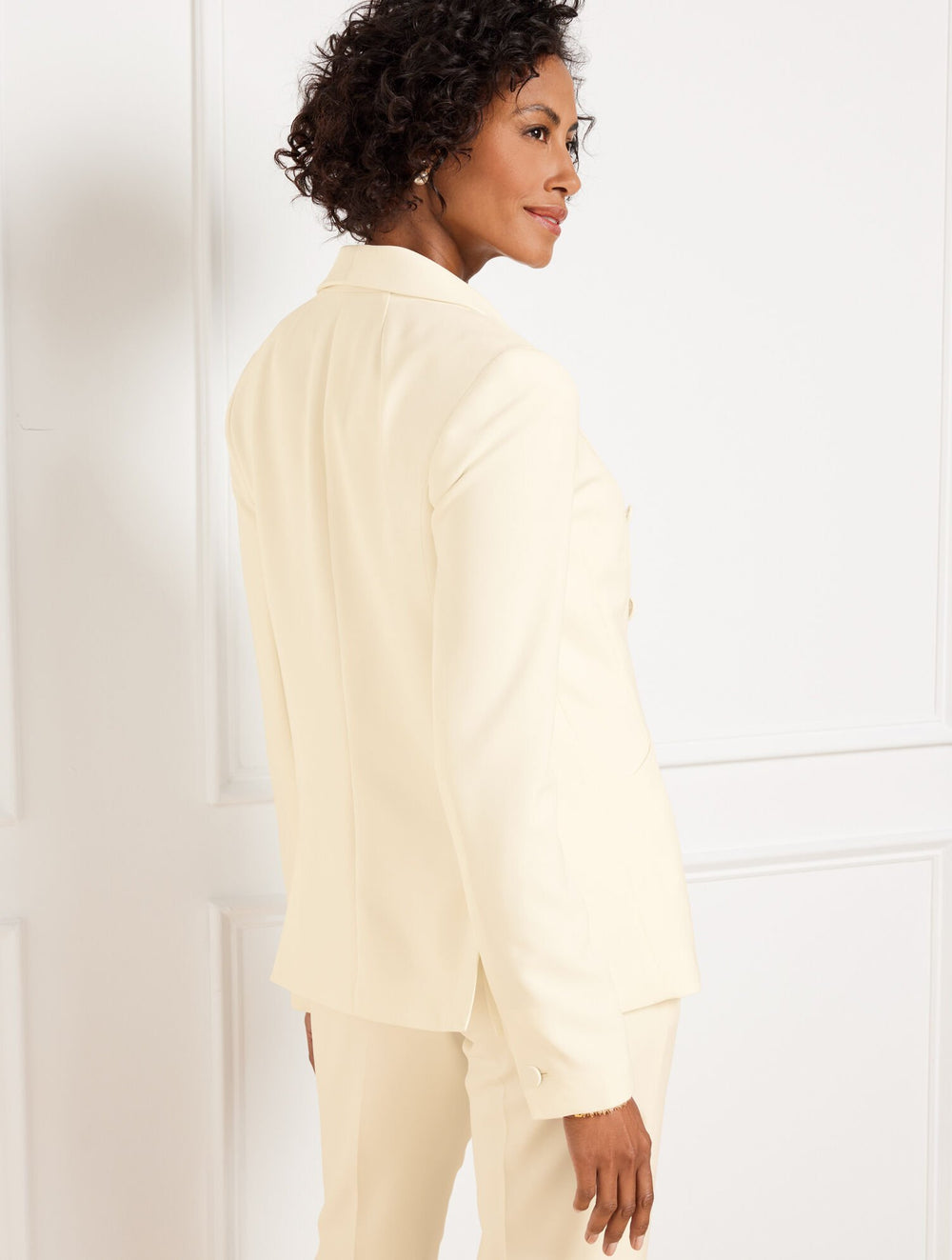 STRETCH CREPE BLAZER | Talbots discount