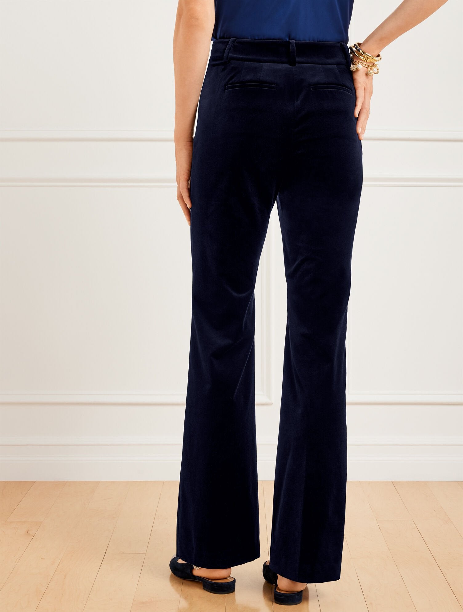 FLARE LEG VELVETEEN PANTS | Talbots on sale