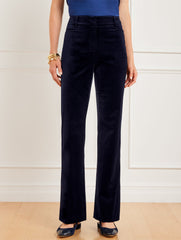 FLARE LEG VELVETEEN PANTS | Talbots US