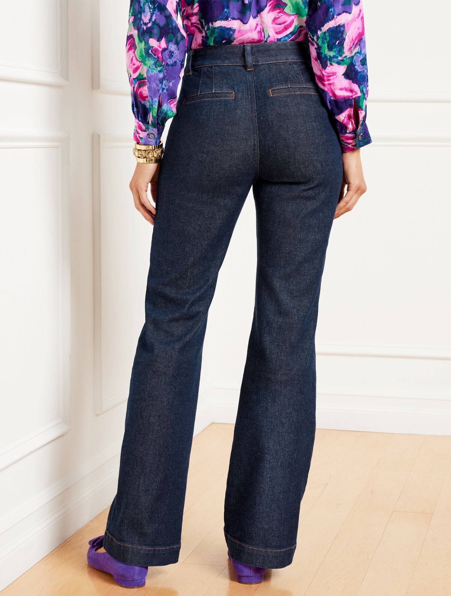 FLARE LEG JEANS - DAPHNE WASH | Talbots online
