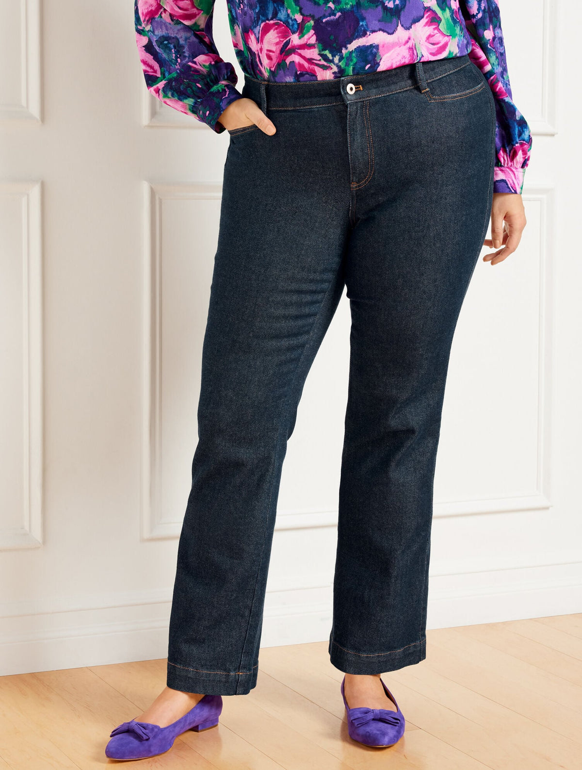 FLARE LEG JEANS - DAPHNE WASH | Talbots online