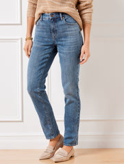 STRAIGHT LEG JEANS - KENMARE WASH | Talbots sale